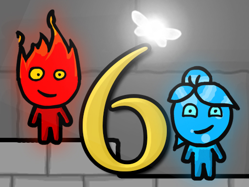 Gameplay preview of Fireboy and Watergirl: Fairy Tales browser game from our arcade library collection showcase page
