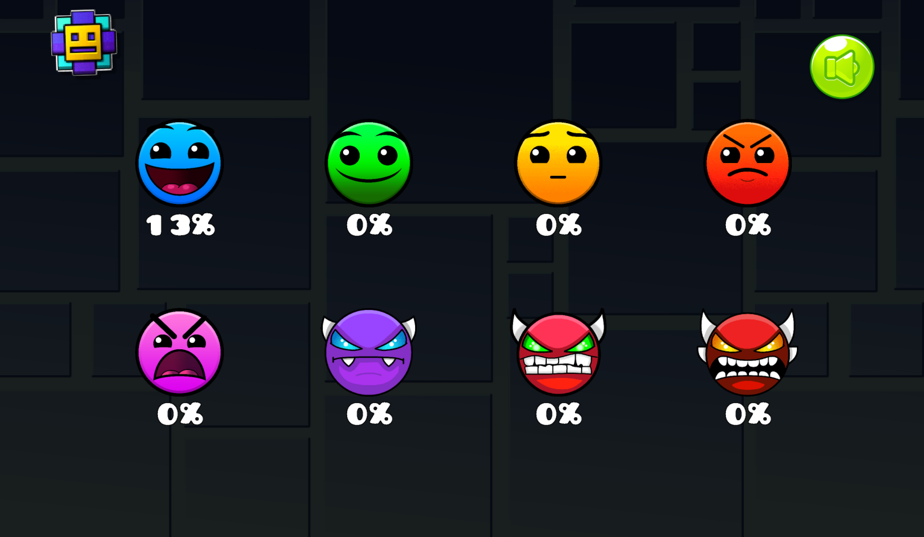 Gameplay preview of Geometry Dash Wave browser game from our arcade library collection showcase page